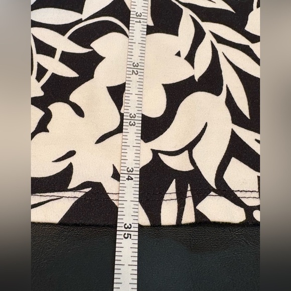 Lands' End Black and White Sheath Midi Sleeveless Dress size MP (10/12) - Picture 10 of 10